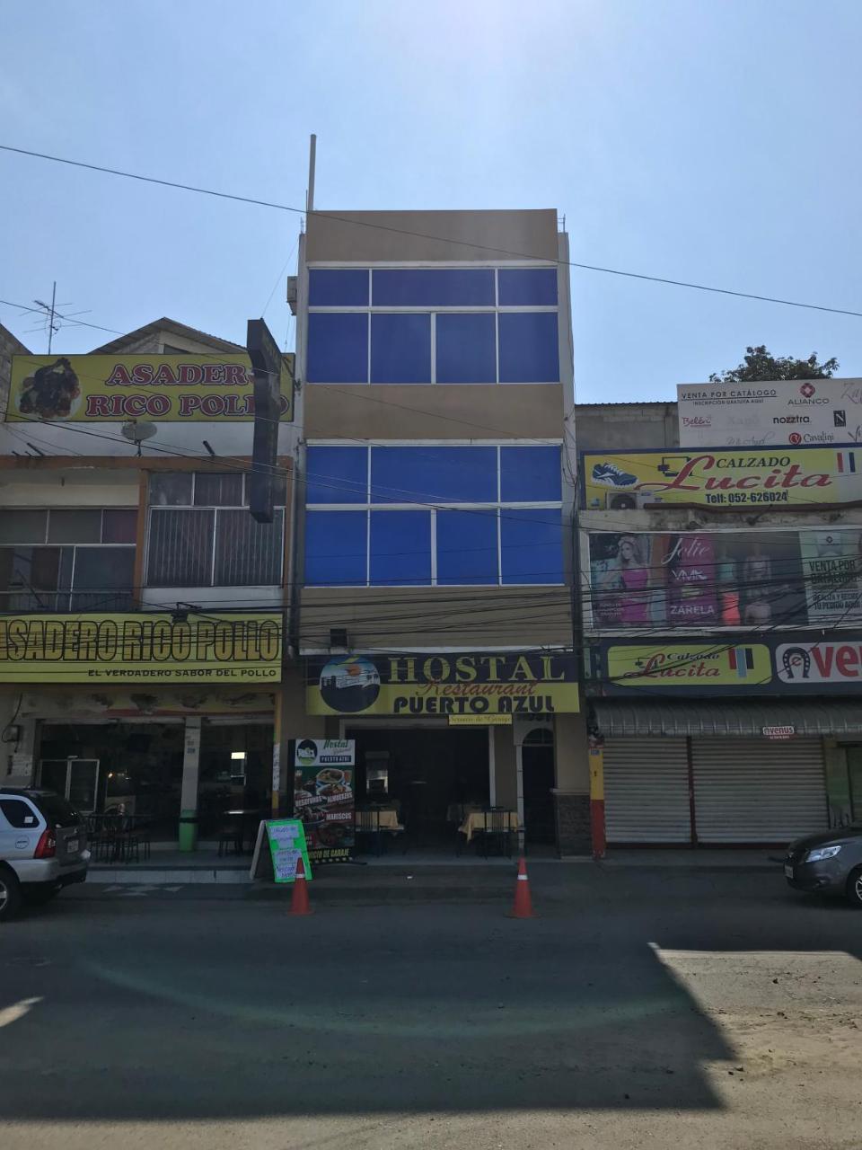 Hostal Puerto Azul Manta Exterior foto